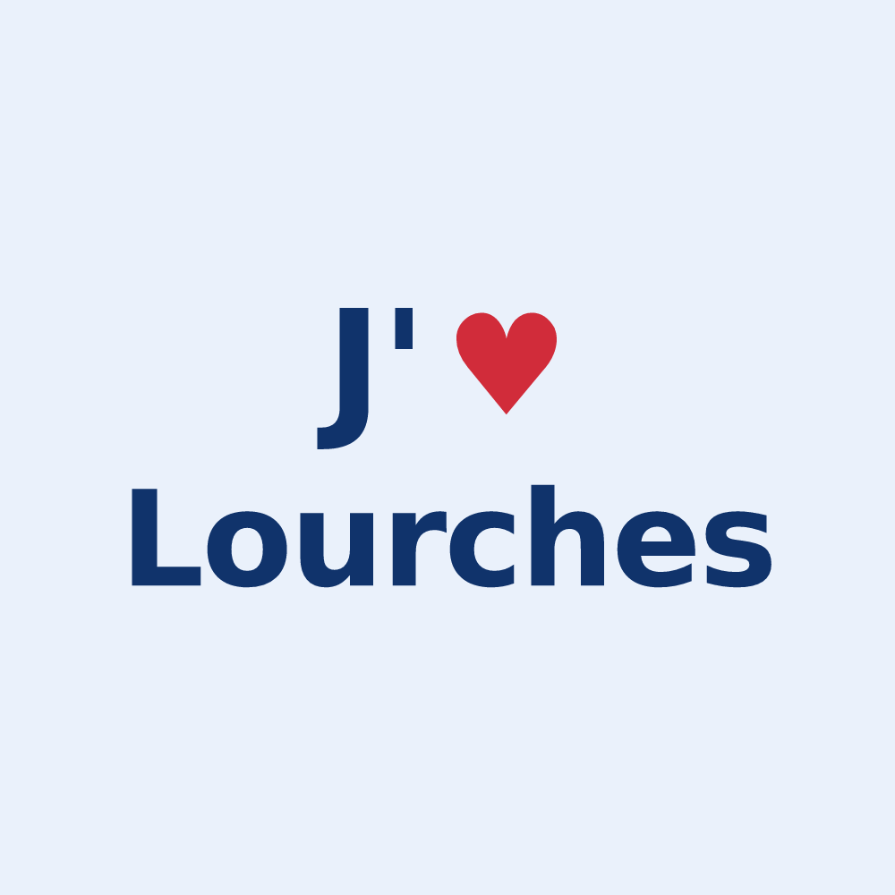 Sticker personnalisé Lourches — design J'aime Lourches