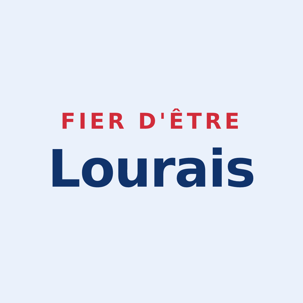 Sticker « Fier d'être Lourais » — design pour Loures-Barousse