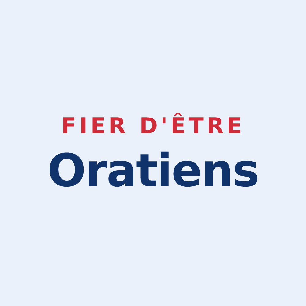 Sticker « Fier d'être Oratiens » — design pour Lourouer-Saint-Laurent