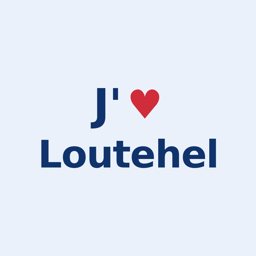 Sticker personnalisé Loutehel — design J'aime Loutehel