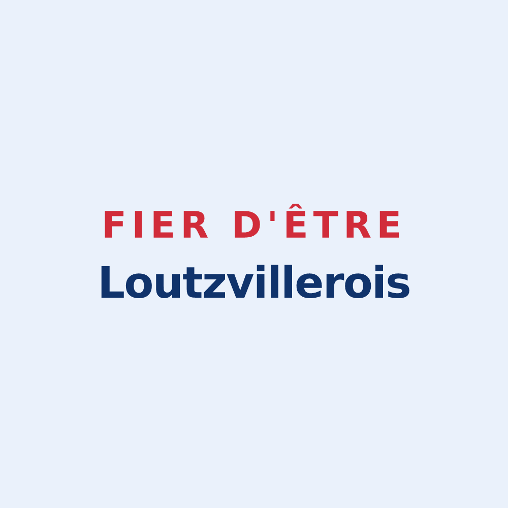 Sticker « Fier d'être Loutzvillerois » — design pour Loutzviller