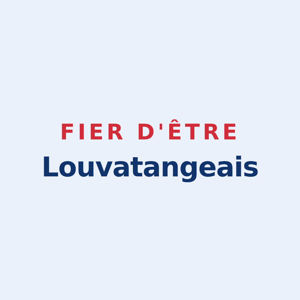 Sticker « Fier d'être Louvatangeais » — design pour Louvatange