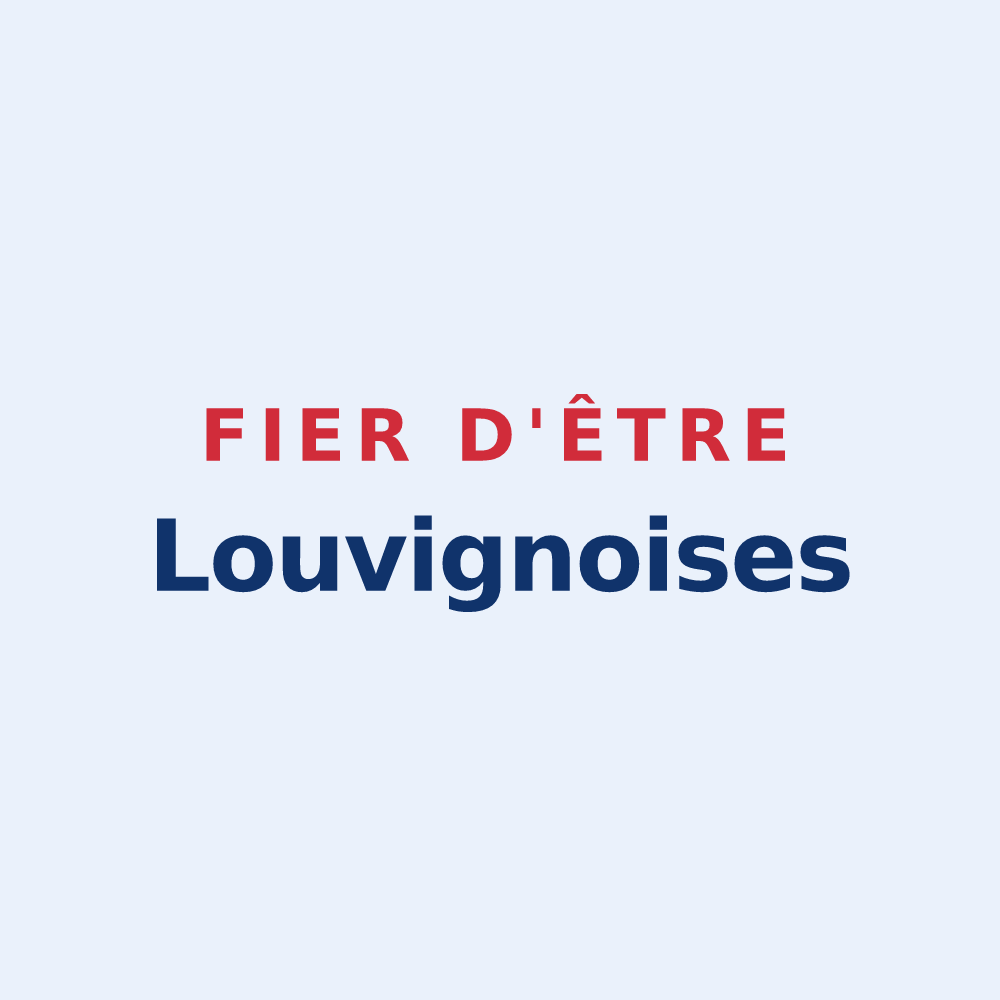 Sticker « Fier d'être Louvignoises » — design pour Louvignies-Quesnoy