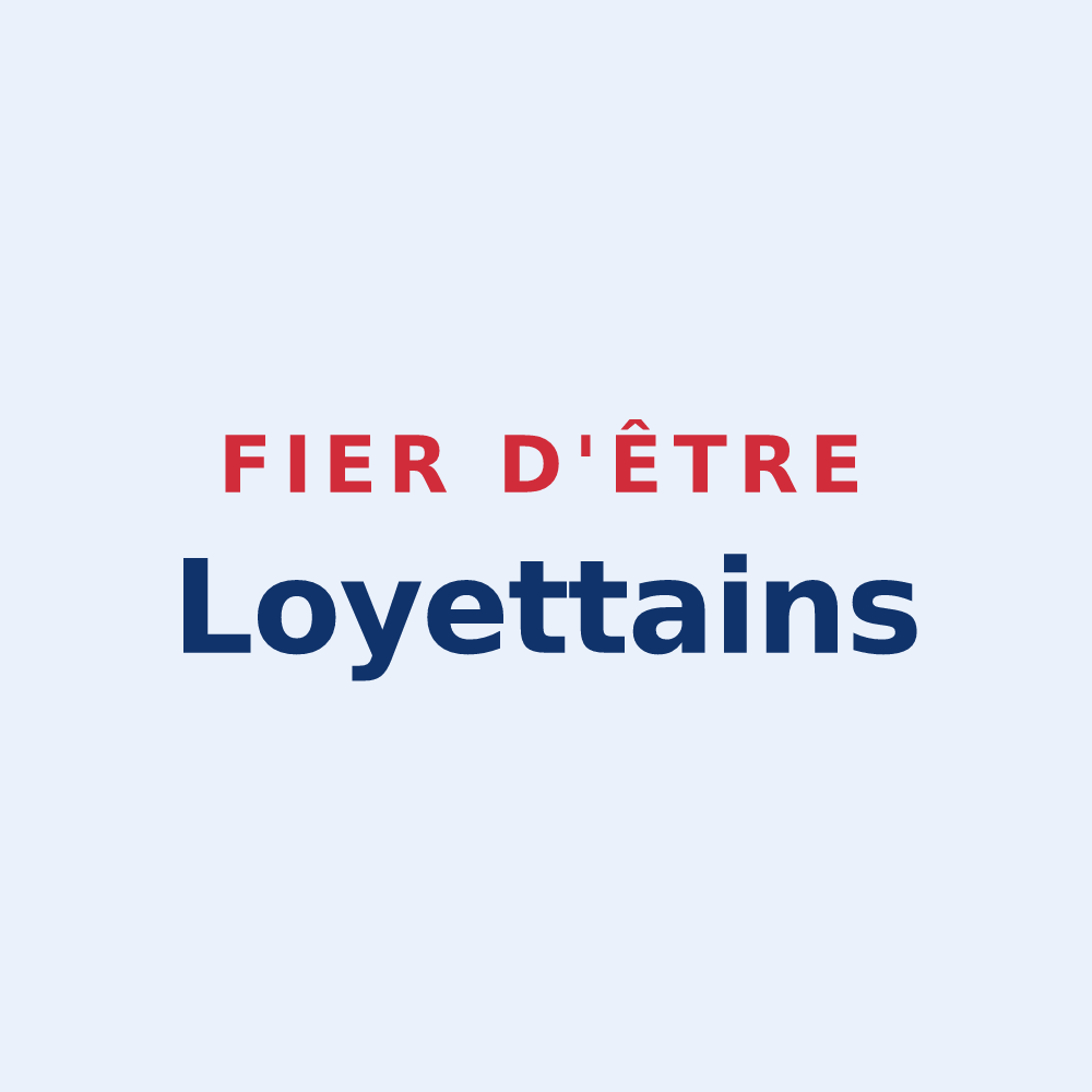 Sticker « Fier d'être Loyettains » — design pour Loyettes