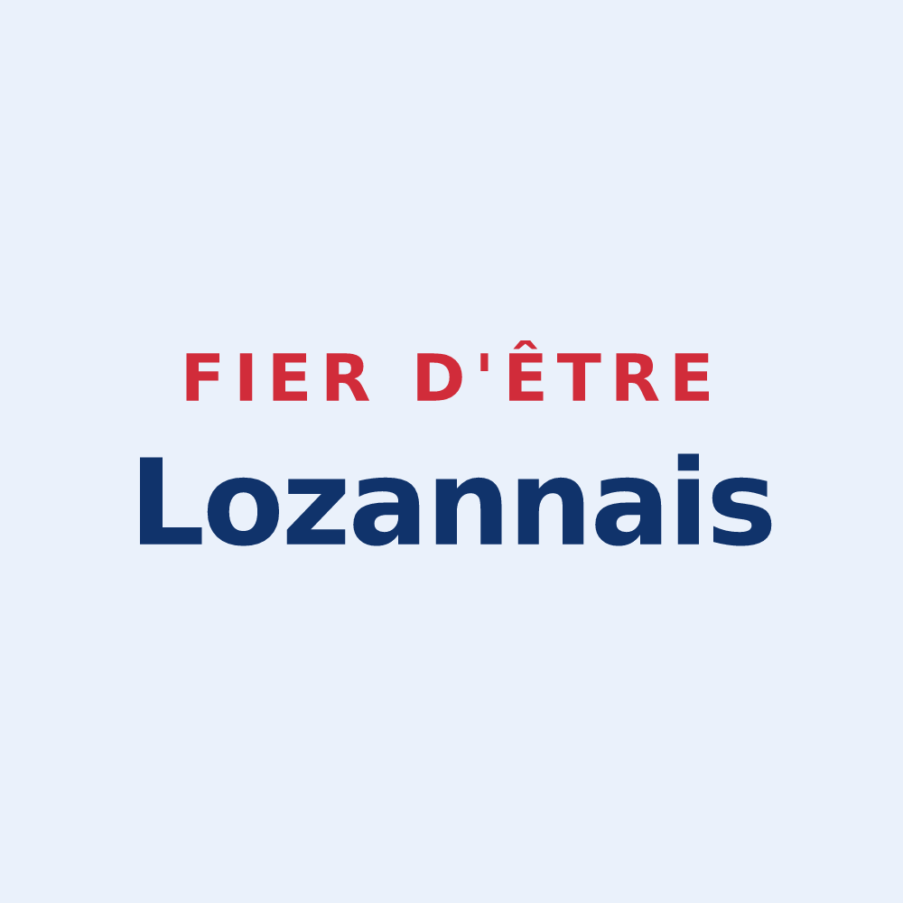 Sticker « Fier d'être Lozannais » — design pour Lozanne