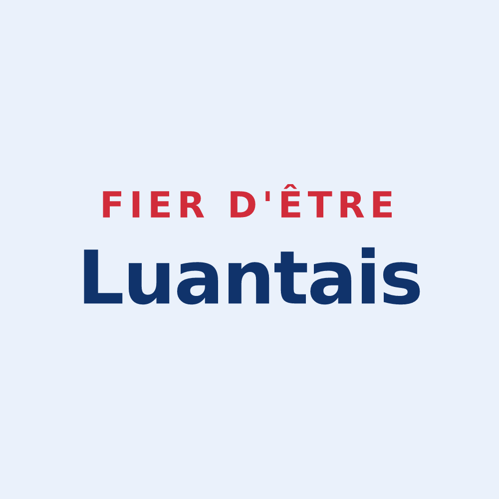 Sticker « Fier d'être Luantais » — design pour Luant