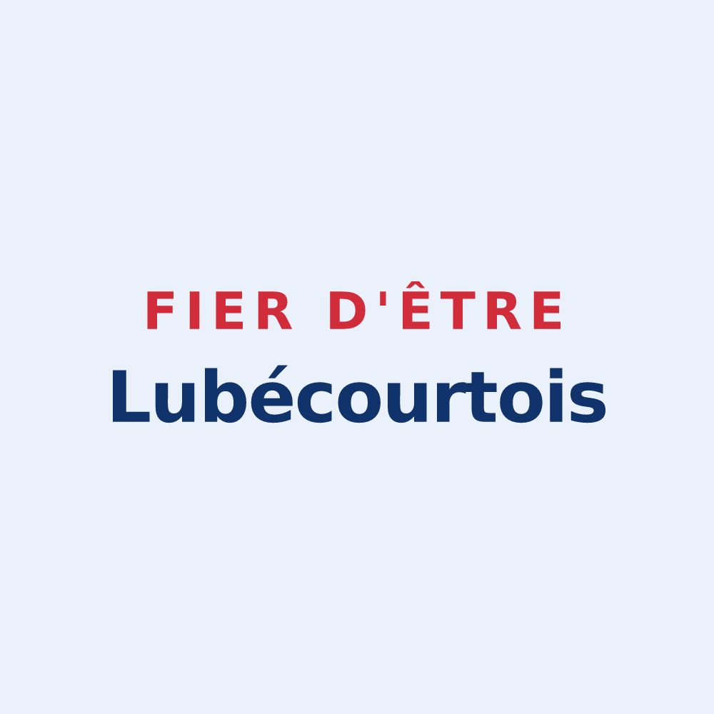Sticker « Fier d'être Lubécourtois » — design pour Lubécourt