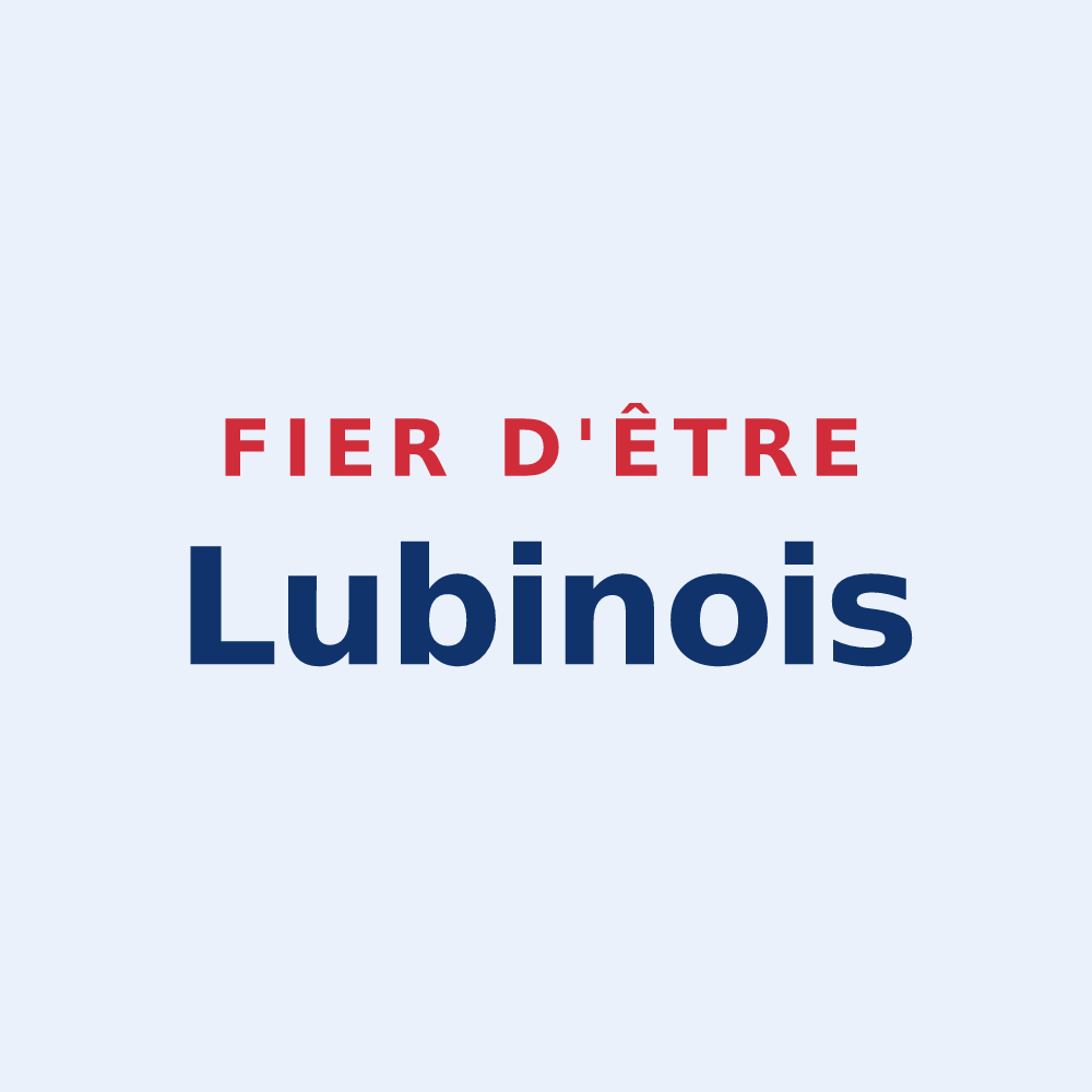 Sticker « Fier d'être Lubinois » — design pour Lubine