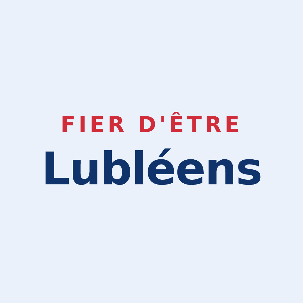 Sticker « Fier d'être Lubléens » — design pour Lublé