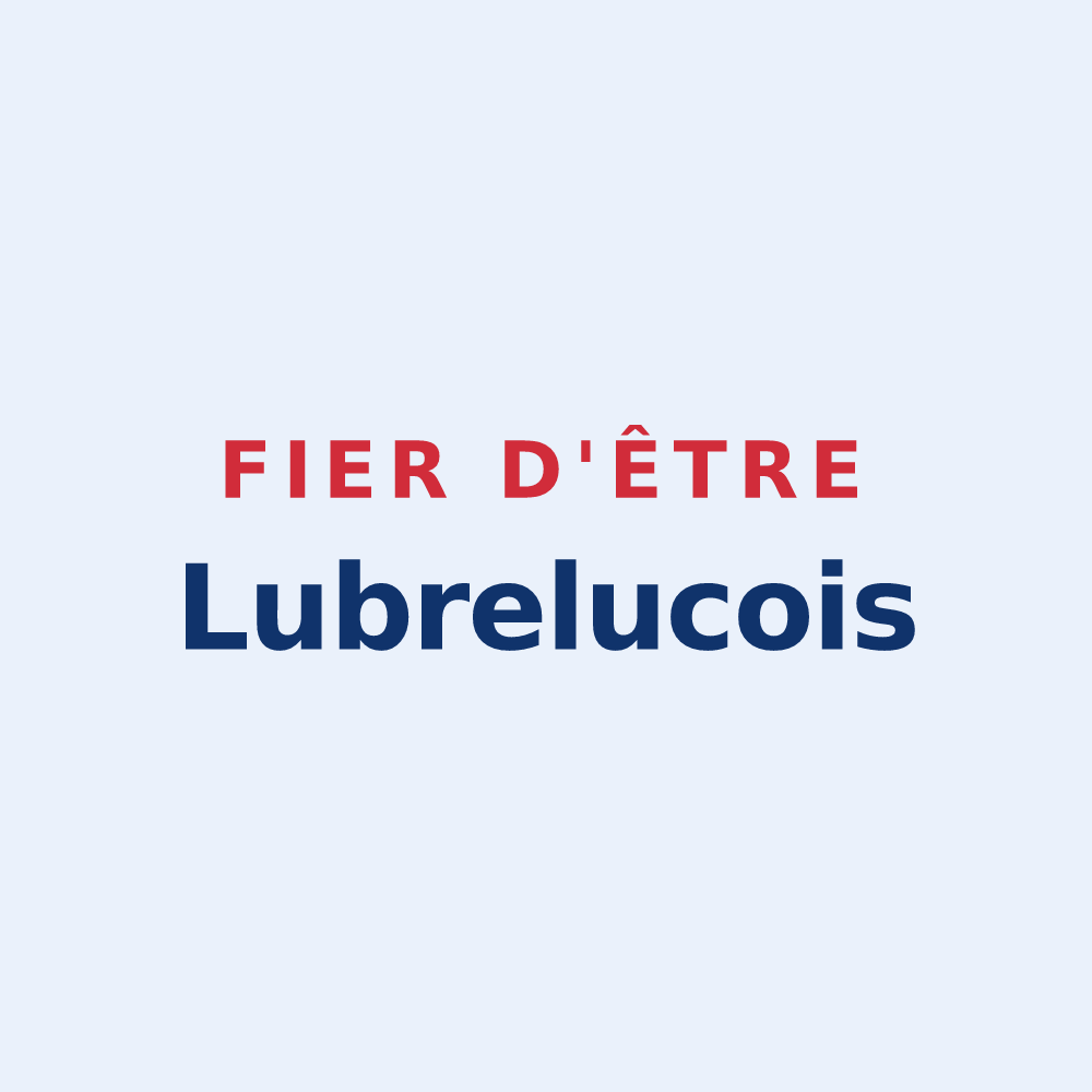 Sticker « Fier d'être Lubrelucois » — design pour Lubret-Saint-Luc