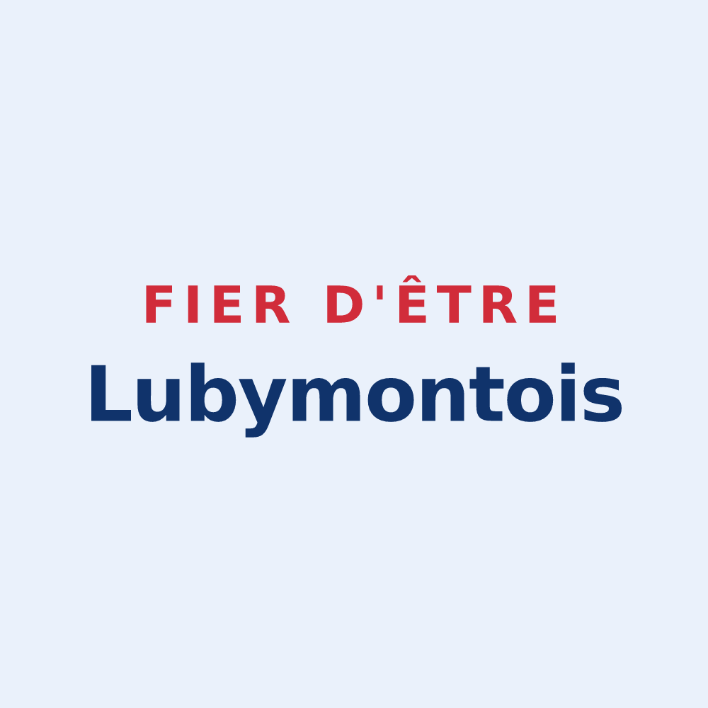 Sticker « Fier d'être Lubymontois » — design pour Luby-Betmont