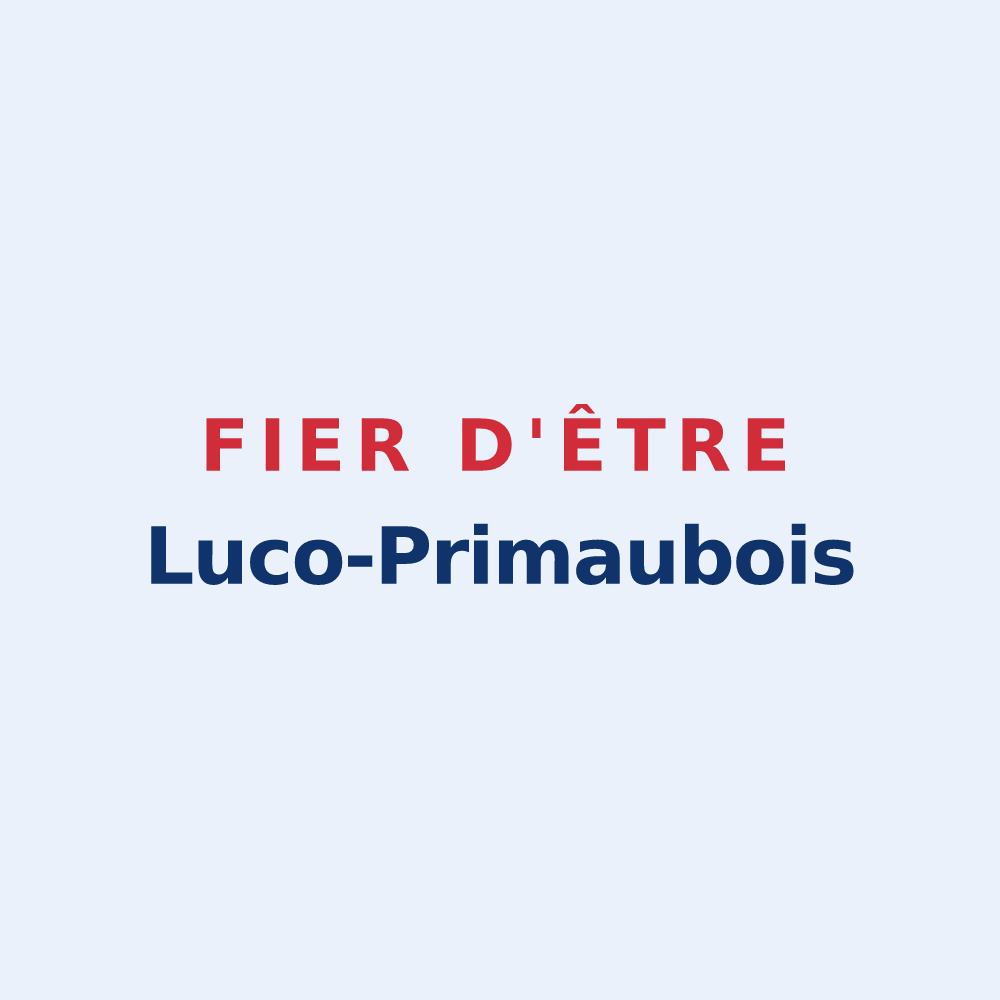 Sticker « Fier d'être Luco-Primaubois » — design pour Luc-la-Primaube