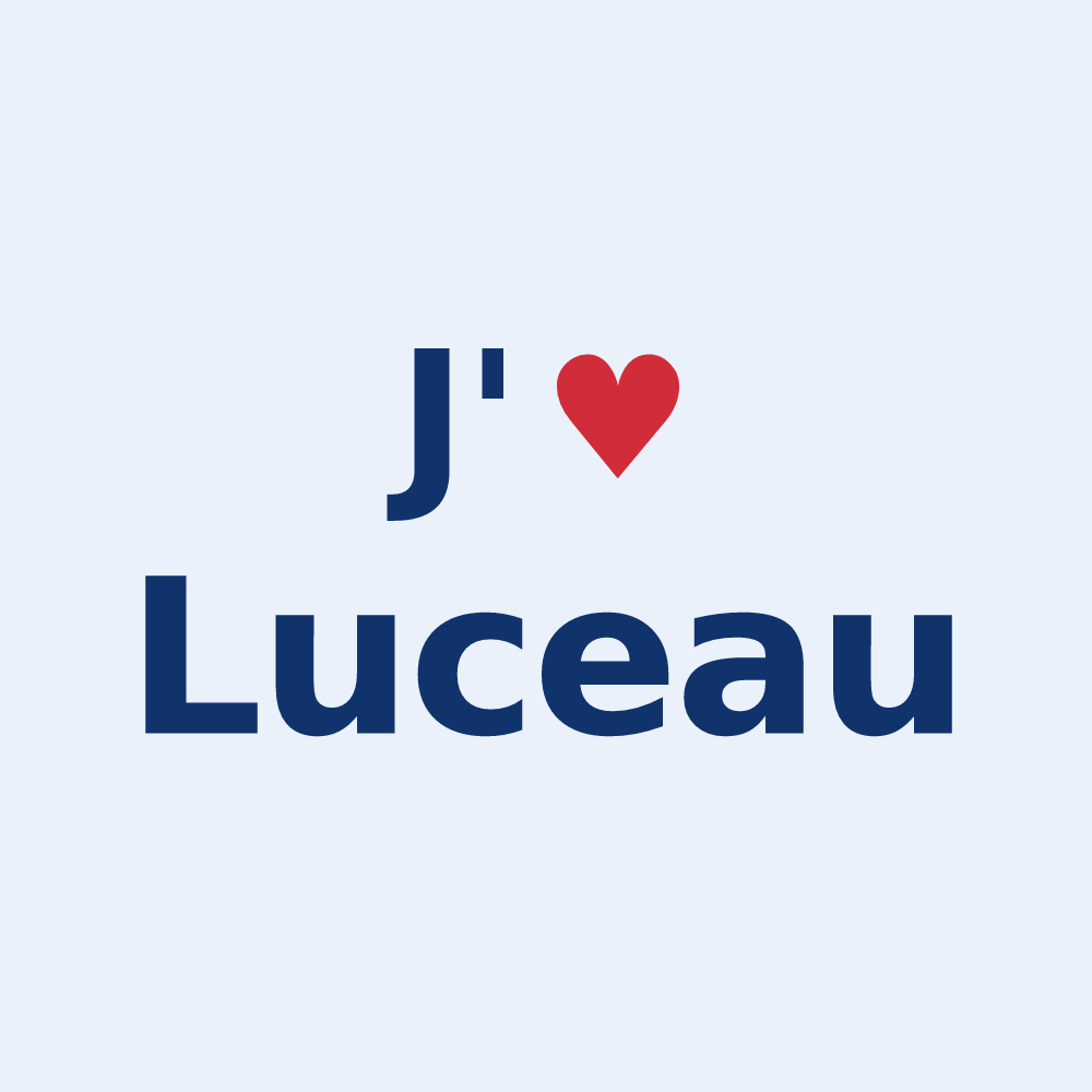 Sticker personnalisé Luceau — design J'aime Luceau