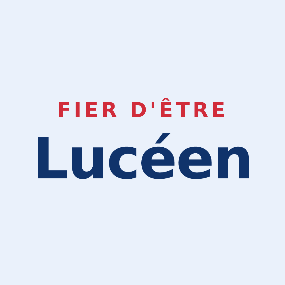 Sticker « Fier d'être Lucéen » — design pour Luceau
