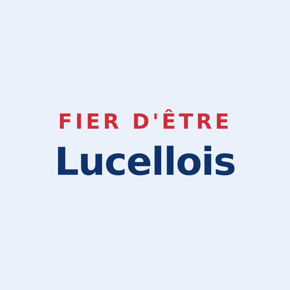 Sticker « Fier d'être Lucellois » — design pour Lucelle