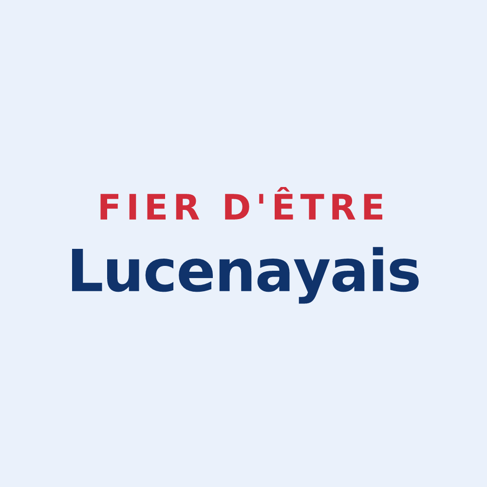 Sticker « Fier d'être Lucenayais » — design pour Lucenay-lès-Aix