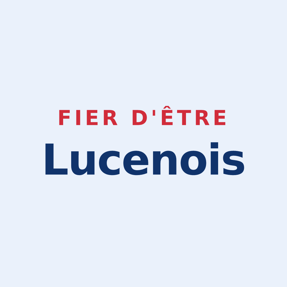 Sticker « Fier d'être Lucenois » — design pour Lucenay