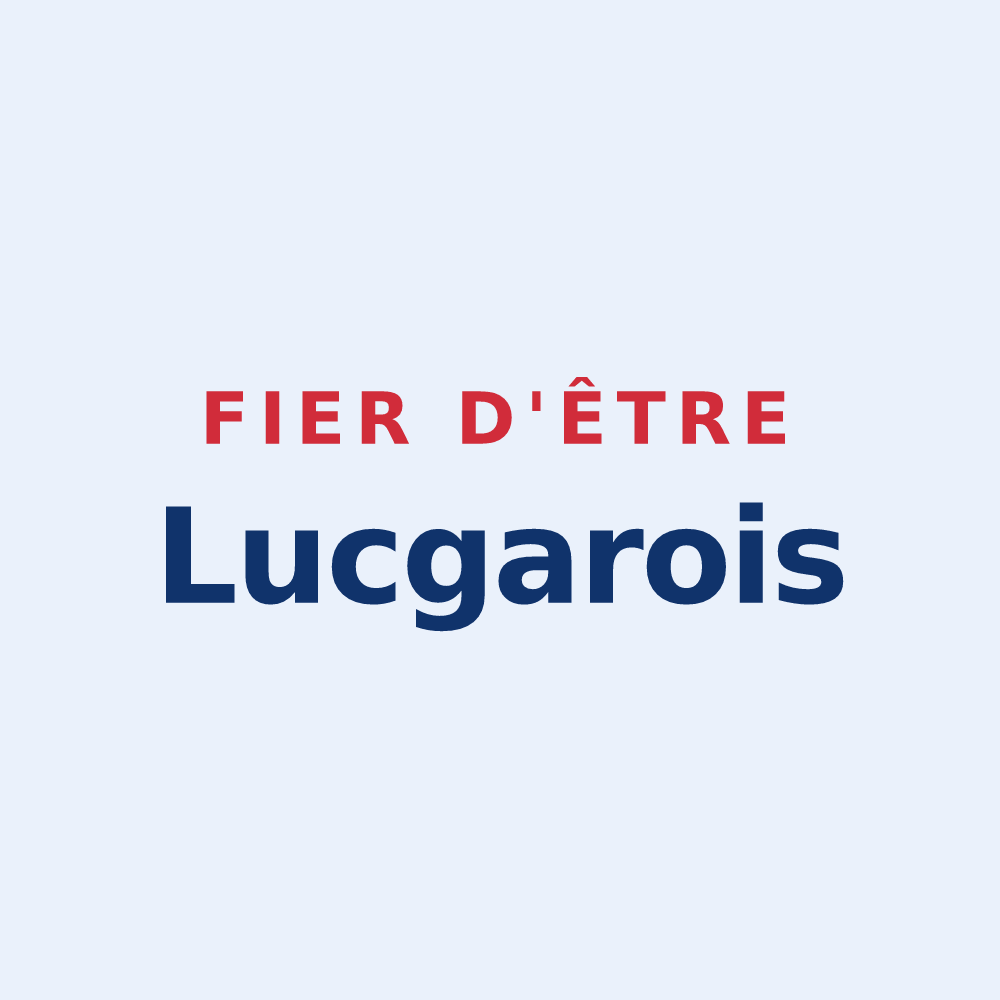 Sticker « Fier d'être Lucgarois » — design pour Lucgarier