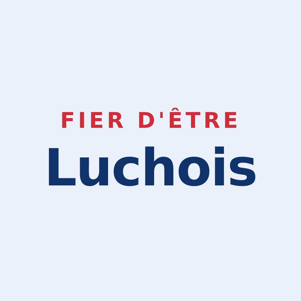 Sticker « Fier d'être Luchois » — design pour Luché-Pringé