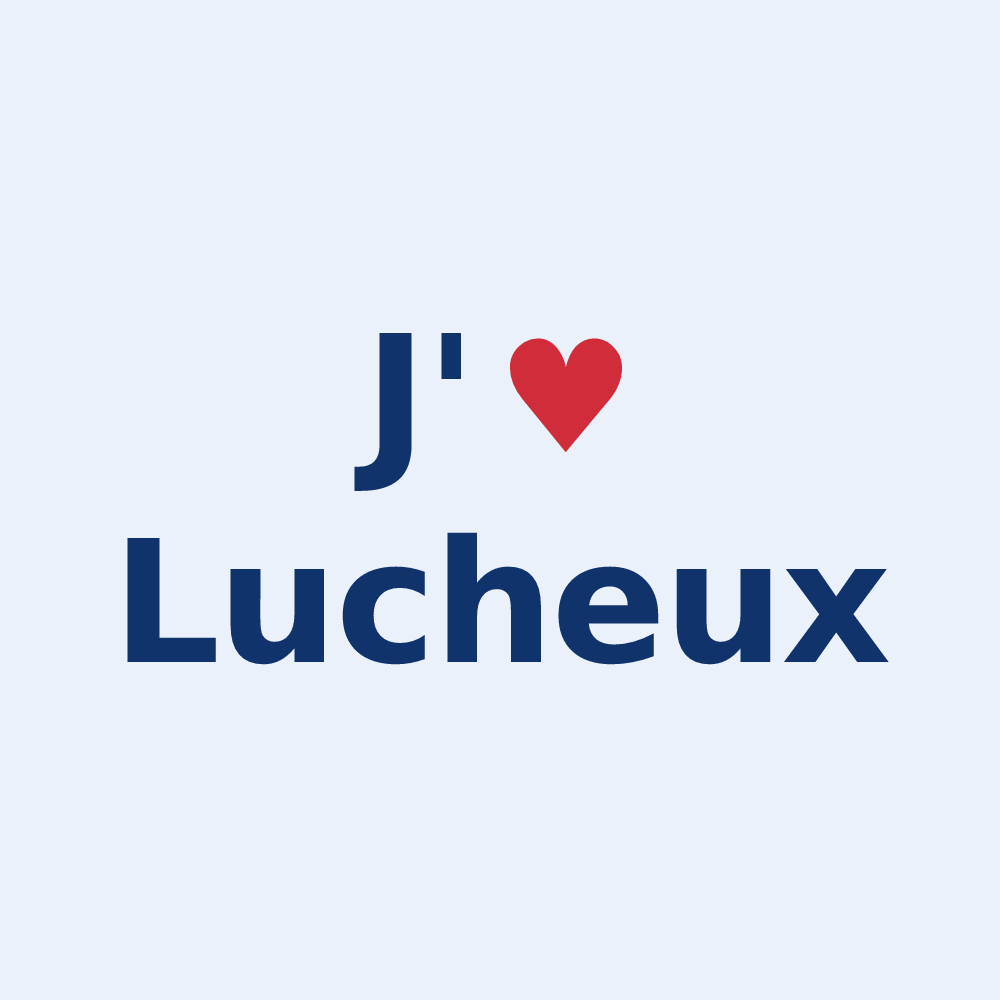 Sticker personnalisé Lucheux — design J'aime Lucheux