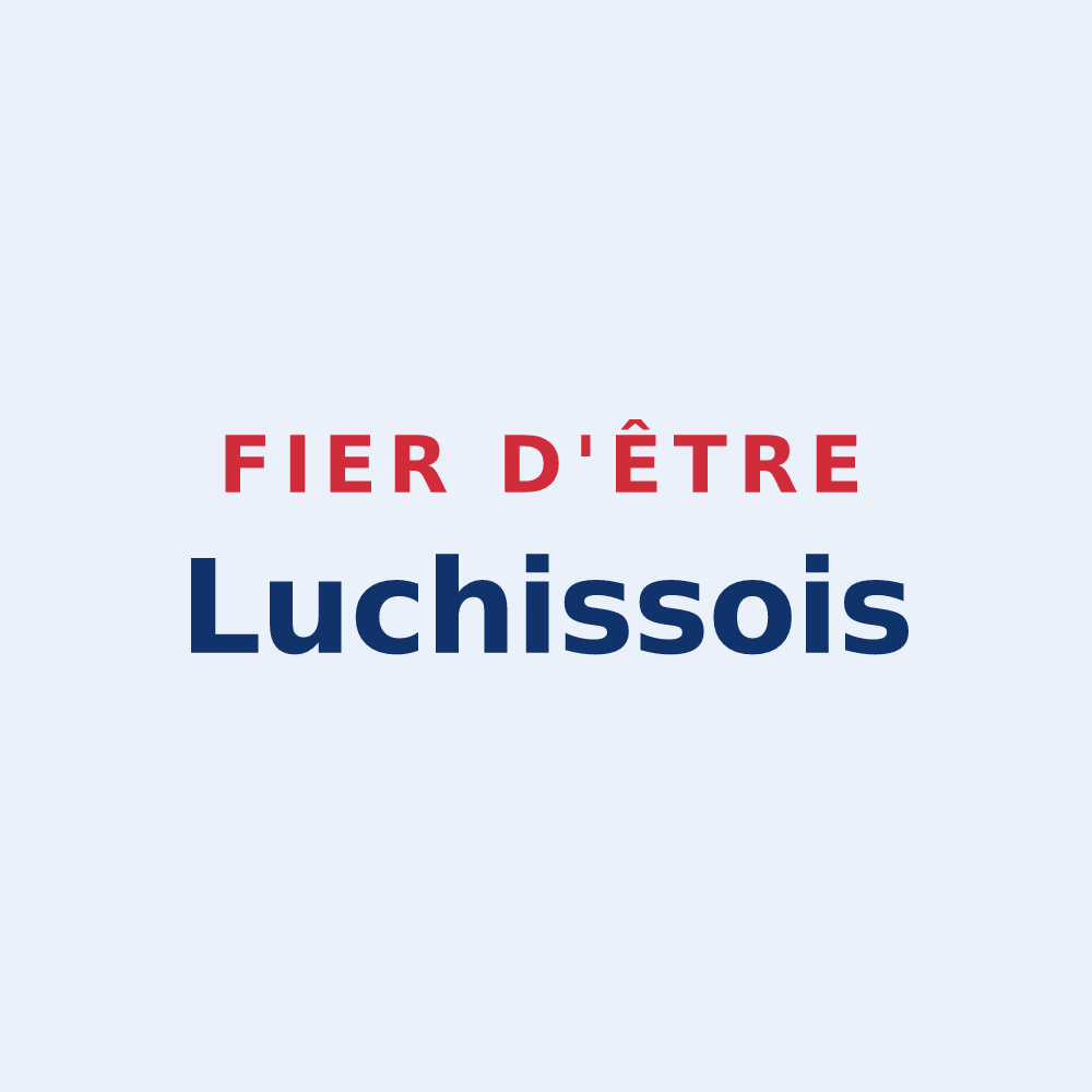 Sticker « Fier d'être Luchissois » — design pour Luchy