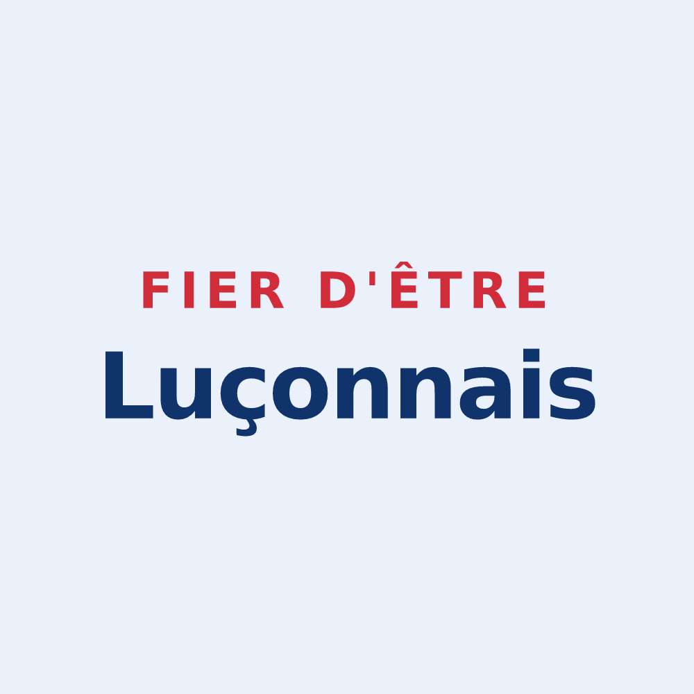 Sticker « Fier d'être Luçonnais » — design pour Luçon