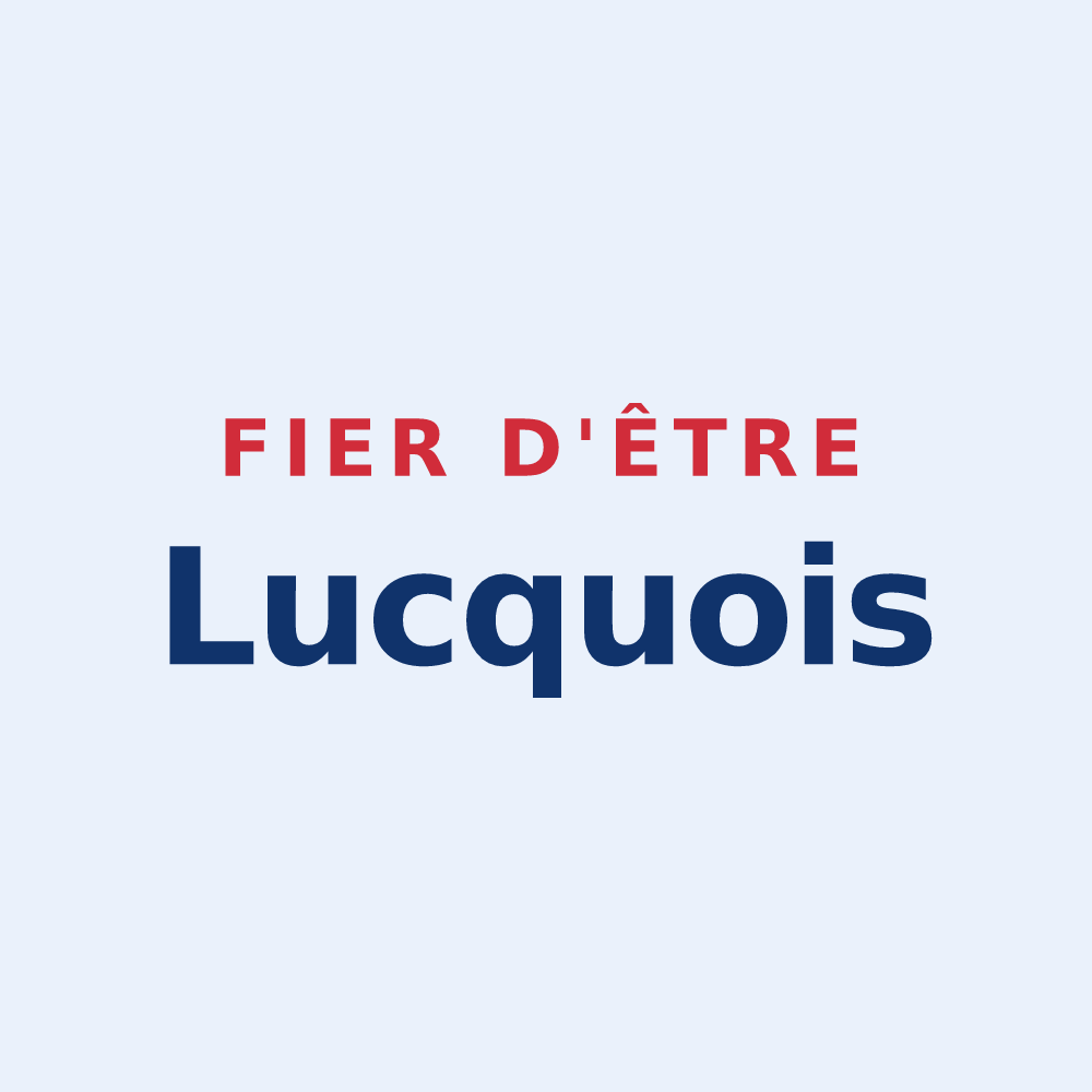 Sticker « Fier d'être Lucquois » — design pour Lucq-de-Béarn