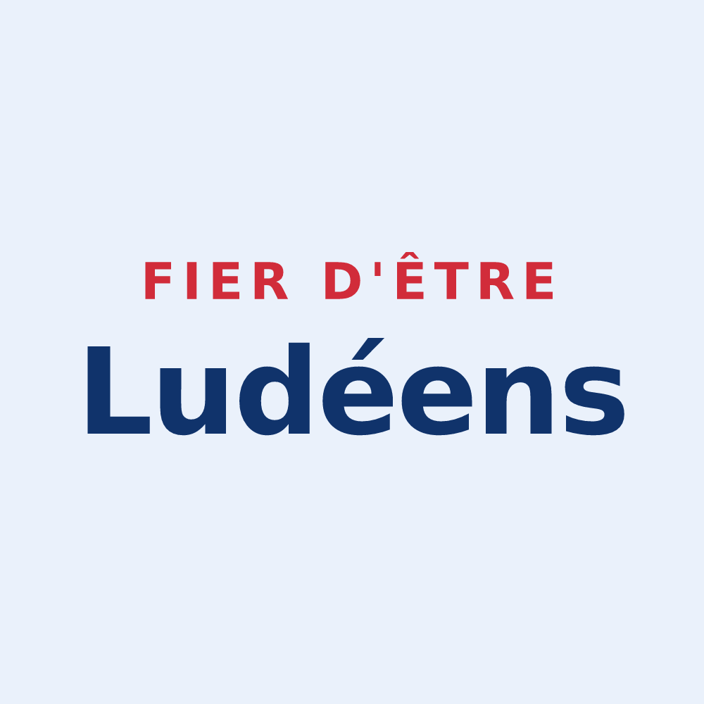 Sticker « Fier d'être Ludéens » — design pour Ludes