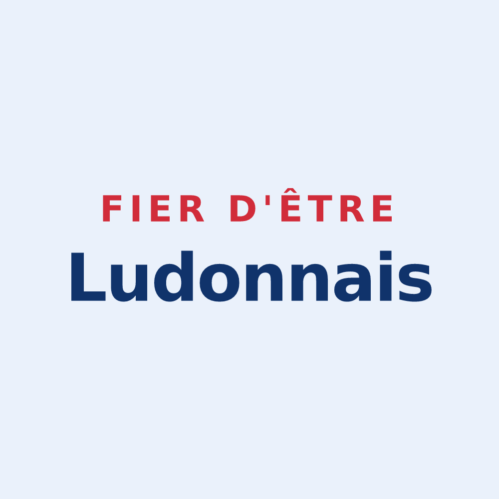 Sticker « Fier d'être Ludonnais » — design pour Ludon-Médoc