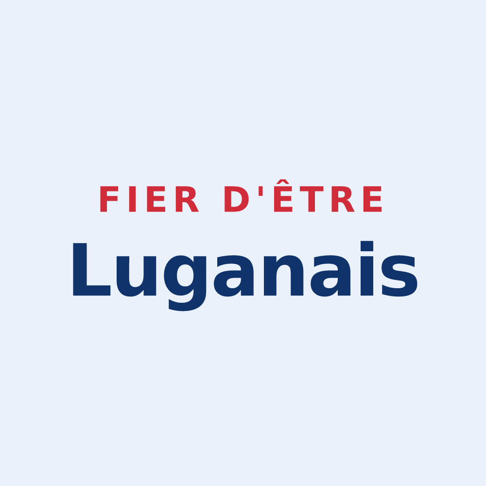Sticker « Fier d'être Luganais » — design pour Lugan