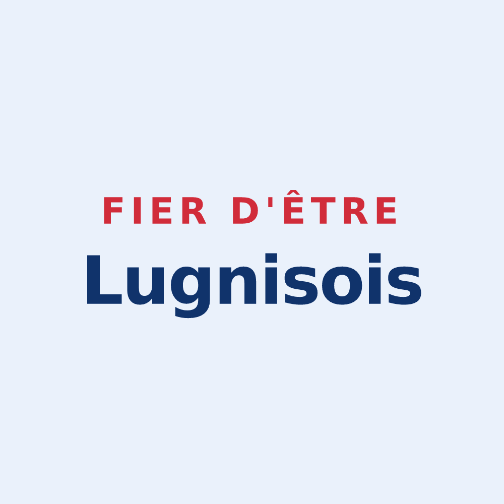 Sticker « Fier d'être Lugnisois » — design pour Lugny