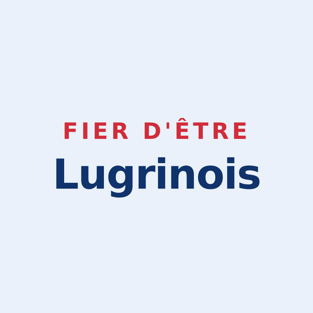 Sticker « Fier d'être Lugrinois » — design pour Lugrin