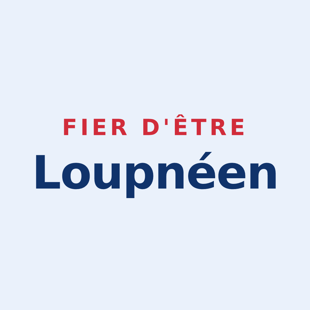 Sticker « Fier d'être Loupnéen » — design pour Luigny