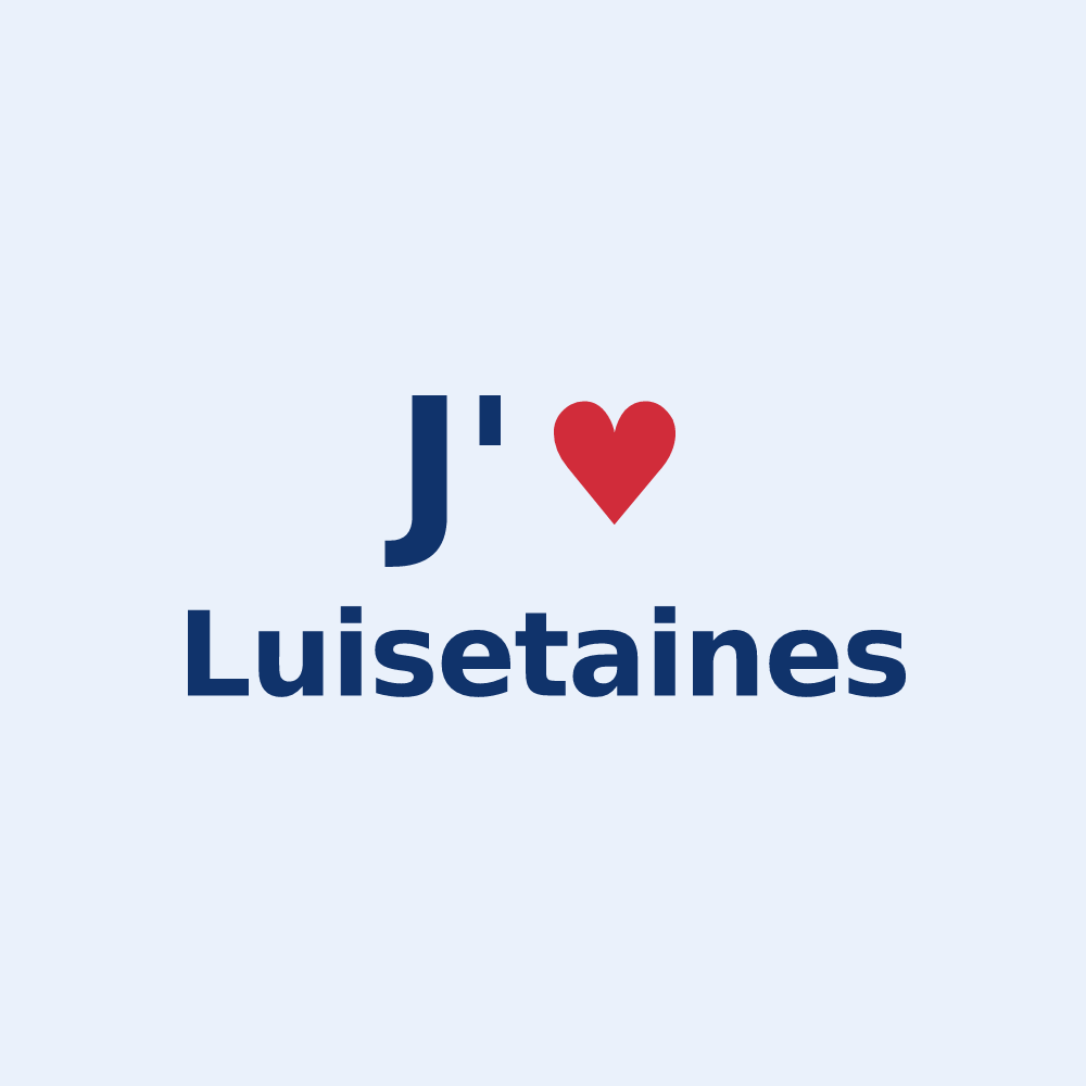 Sticker personnalisé Luisetaines — design J'aime Luisetaines