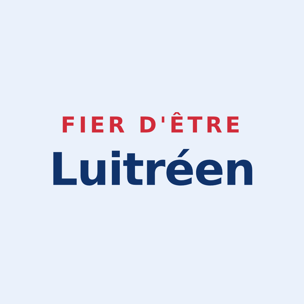 Sticker « Fier d'être Luitréen » — design pour Luitré-Dompierre