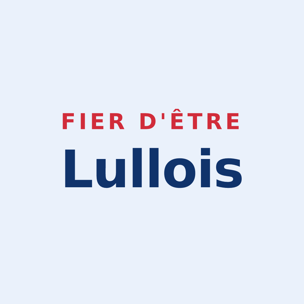 Sticker « Fier d'être Lullois » — design pour Lully