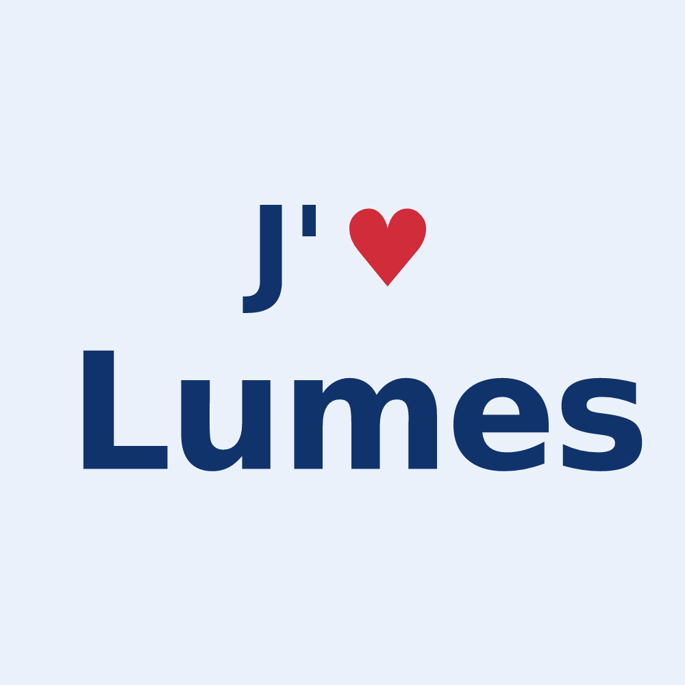 Sticker personnalisé Lumes — design J'aime Lumes