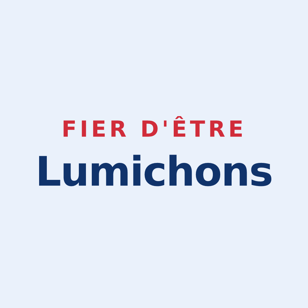 Sticker « Fier d'être Lumichons » — design pour Lumes