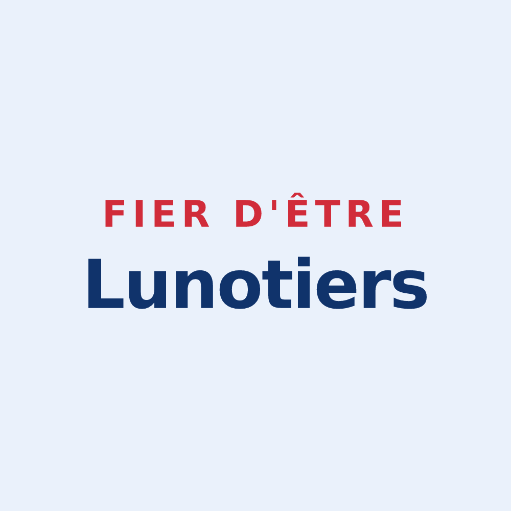 Sticker « Fier d'être Lunotiers » — design pour Lunay