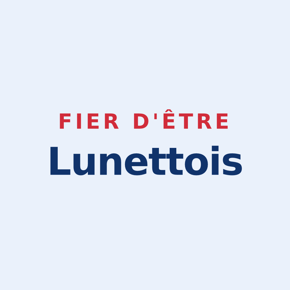 Sticker « Fier d'être Lunettois » — design pour Luneau