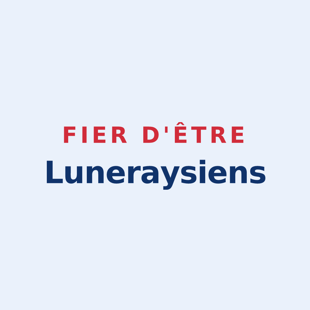 Sticker « Fier d'être Luneraysiens » — design pour Luneray