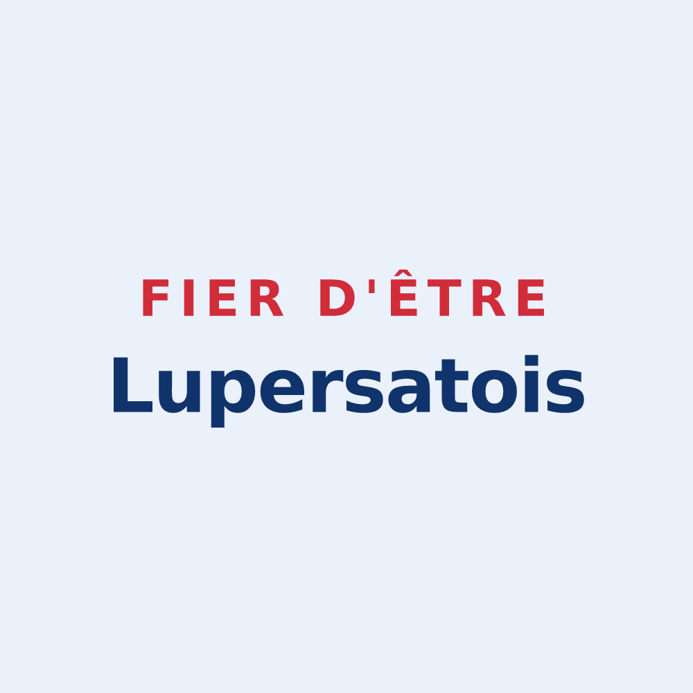 Sticker « Fier d'être Lupersatois » — design pour Lupersat