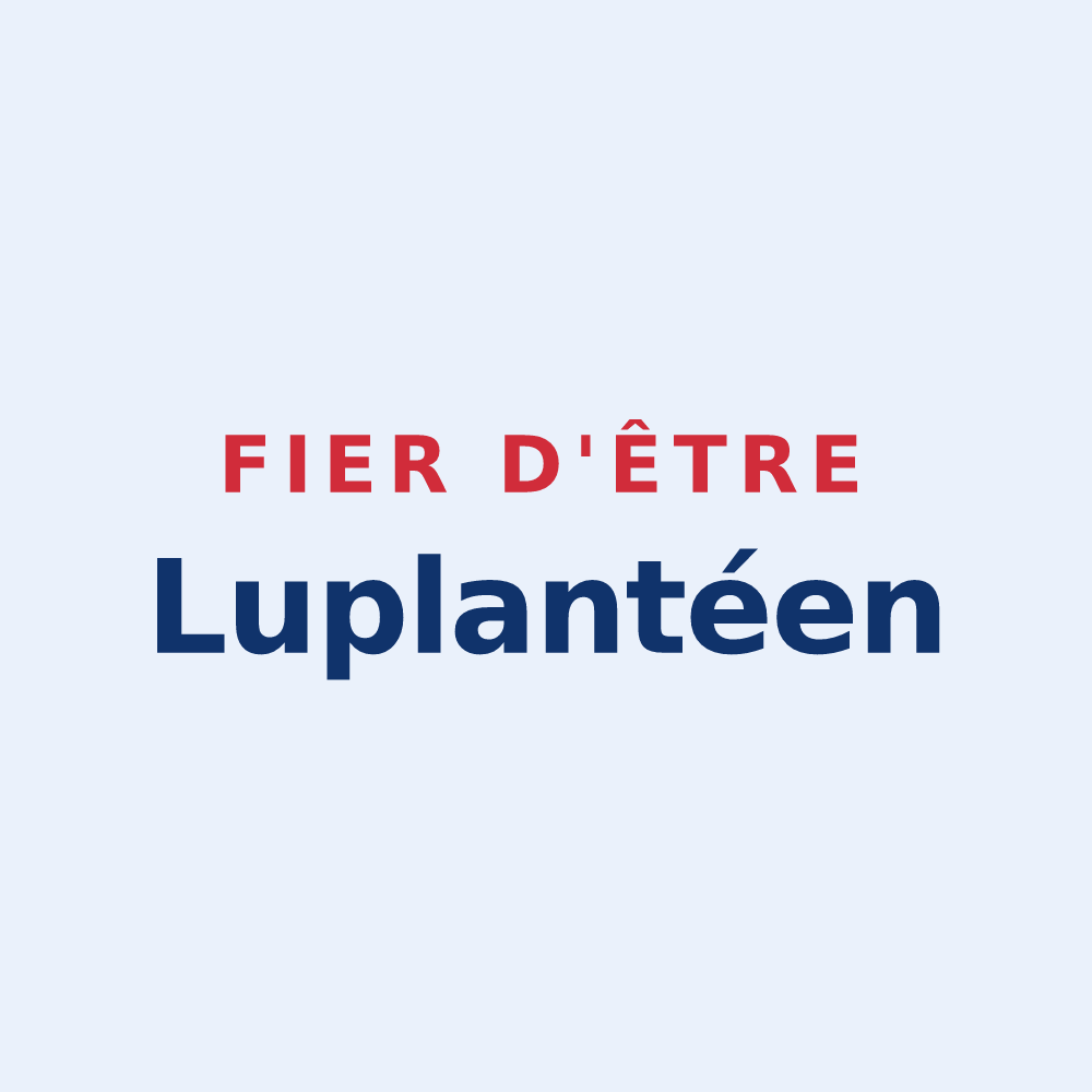 Sticker « Fier d'être Luplantéen » — design pour Luplanté