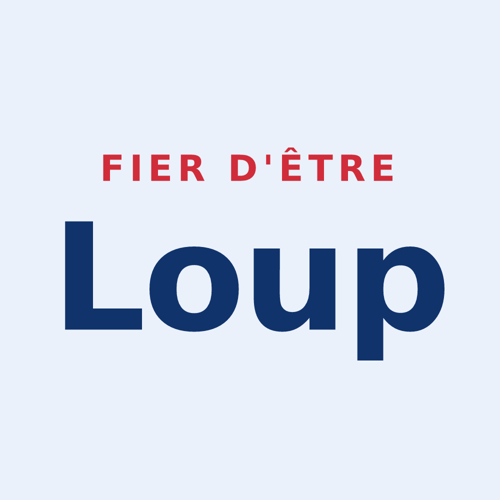 Sticker « Fier d'être Loup » — design pour Luppy
