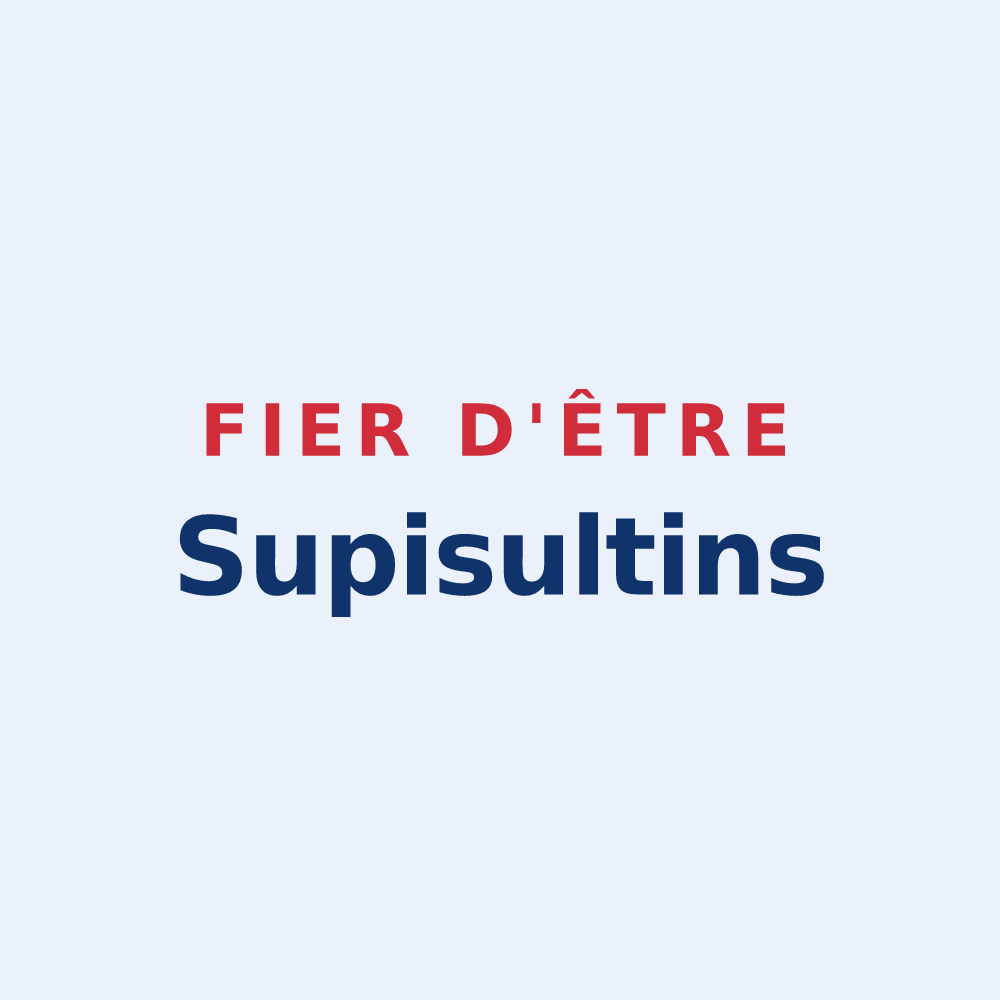 Sticker « Fier d'être Supisultins » — design pour Lupsault