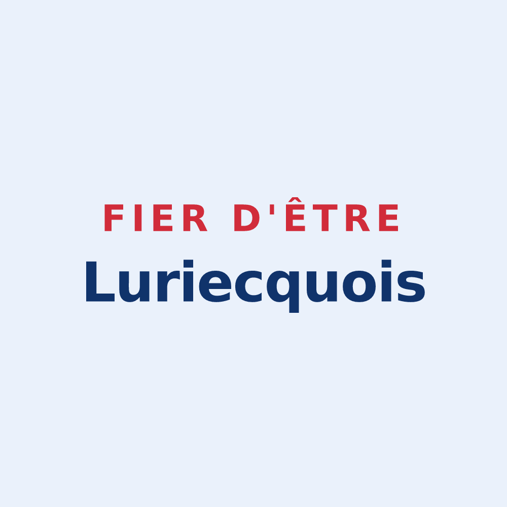 Sticker « Fier d'être Luriecquois » — design pour Luriecq