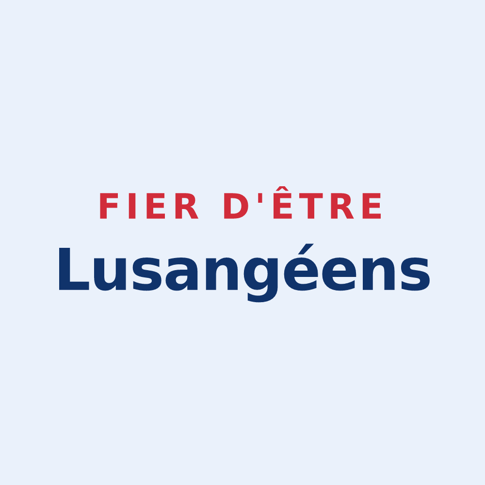 Sticker « Fier d'être Lusangéens » — design pour Lusanger