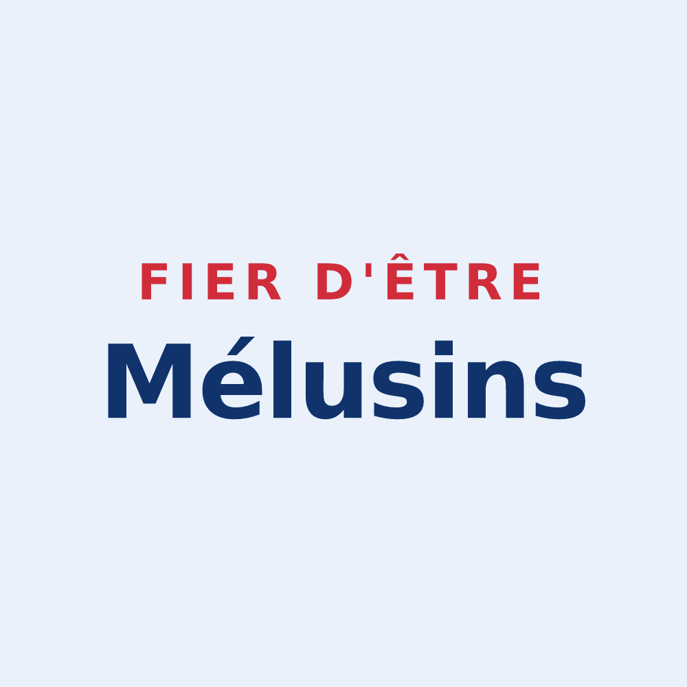 Sticker « Fier d'être Mélusins » — design pour Lusignan