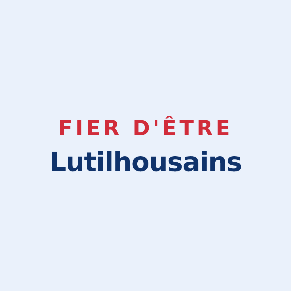 Sticker « Fier d'être Lutilhousains » — design pour Lutilhous