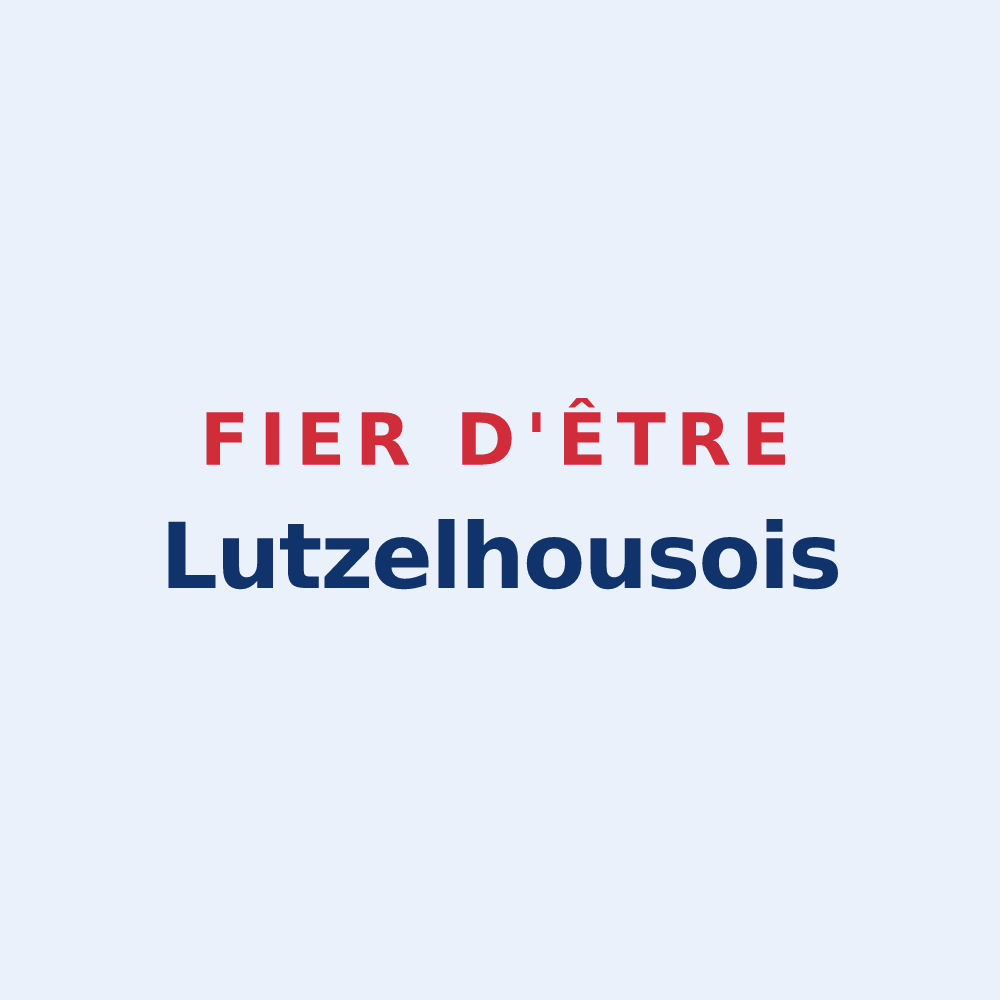Sticker « Fier d'être Lutzelhousois » — design pour Lutzelhouse